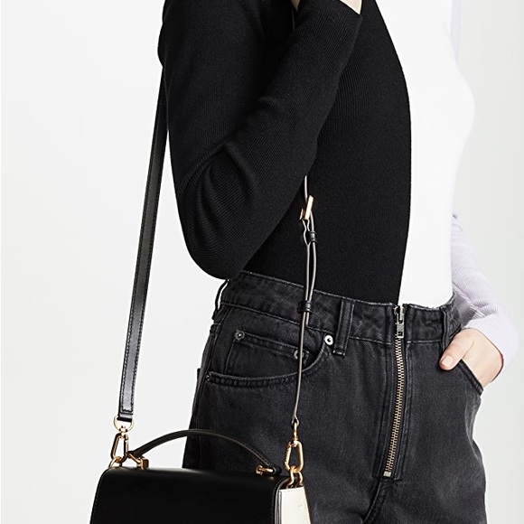 Tory Burch Juliette Small Colorblock Top-Handle Satchel Bag - Picture 4 of 8